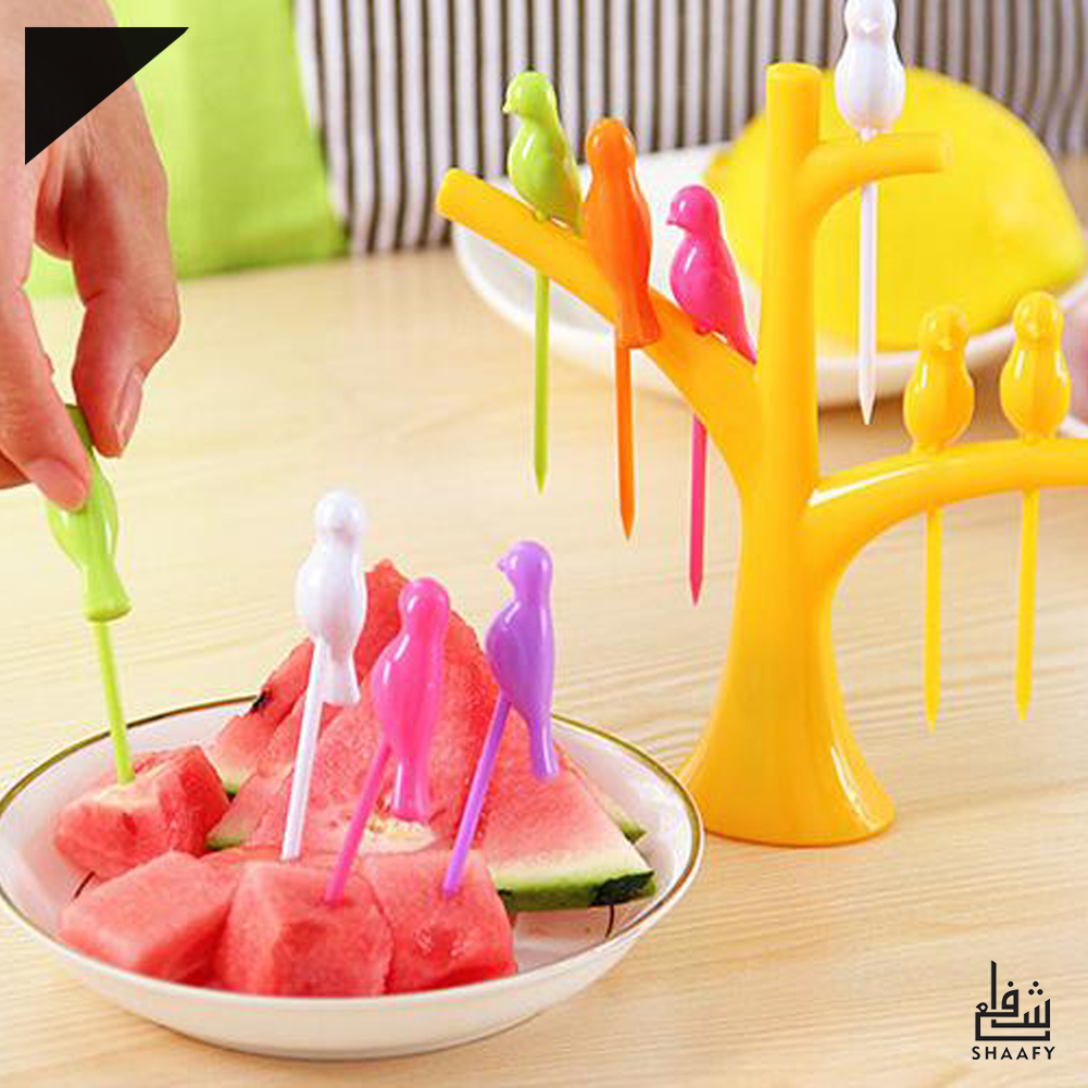 Fruit forks in tree shape