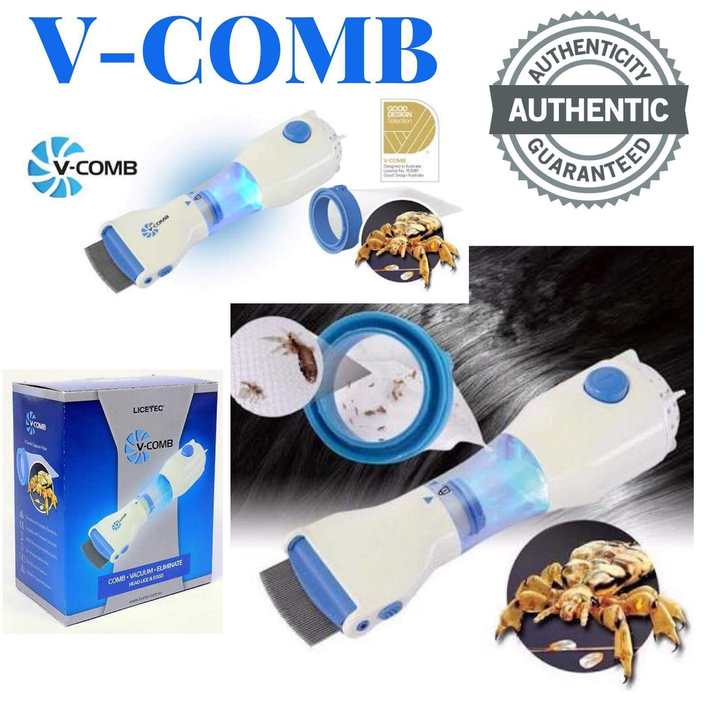 Licetech v-comb