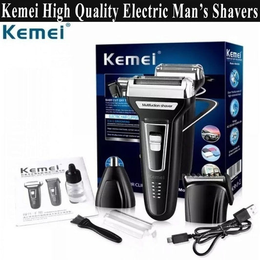Kemei Hair Trimmer for men Rechargeable Electric Shaver & Beard Trimmer