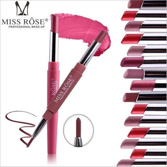 MISS ROSE Lipstick Set Beauty Long Lasting Waterproof Pigment 10 Piece set