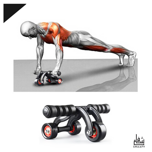 Multi-Functional Portable Trainer - AB roller and push-up bar